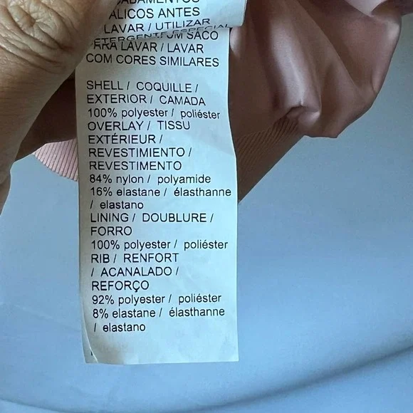 PUMA Pink and White Satin Bomber Jacket Size Small - Picture 9 of 11